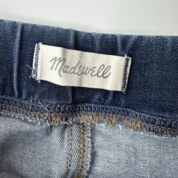 Madewell Jeans Womens 27 Blue Pull on Jean Elastic Waist Skinny Stretch - Picture 6 of 15
